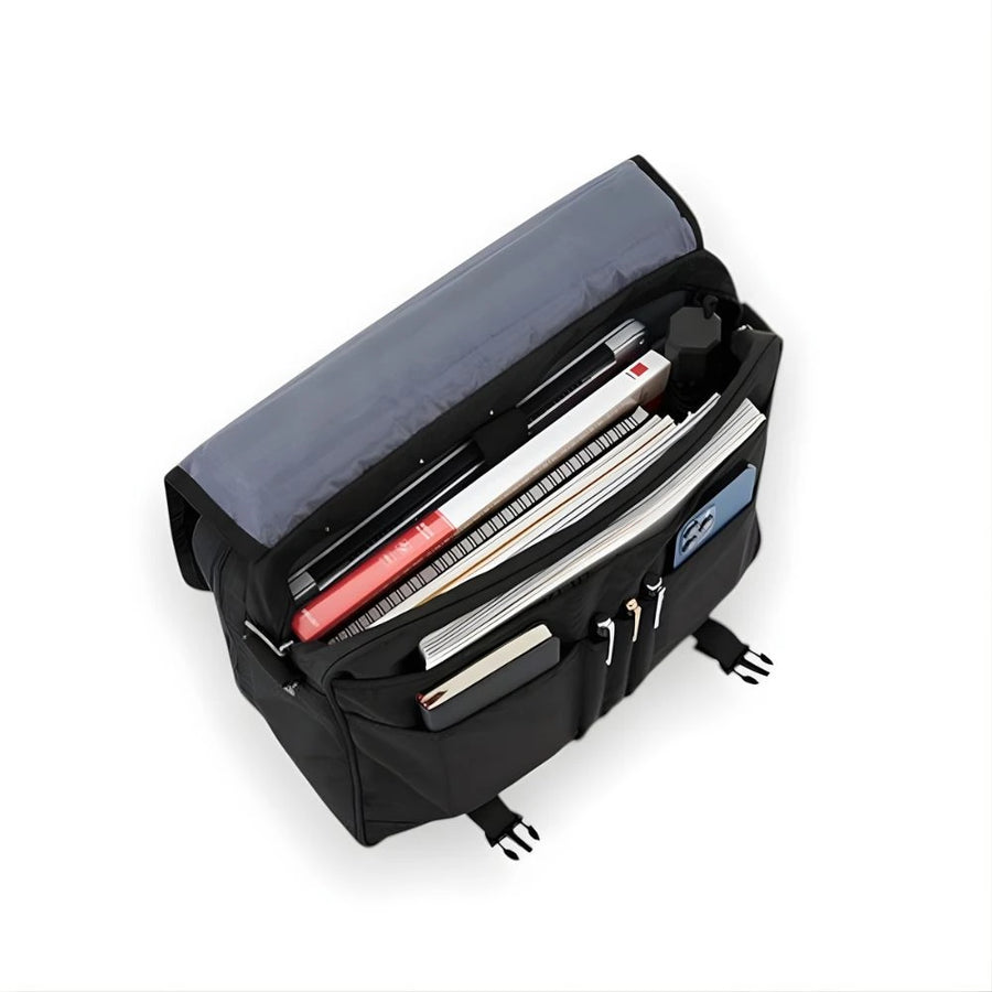 Sac besace ordinateur intérieur