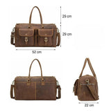 Sac de voyage en cuir véritable vintage dimensions