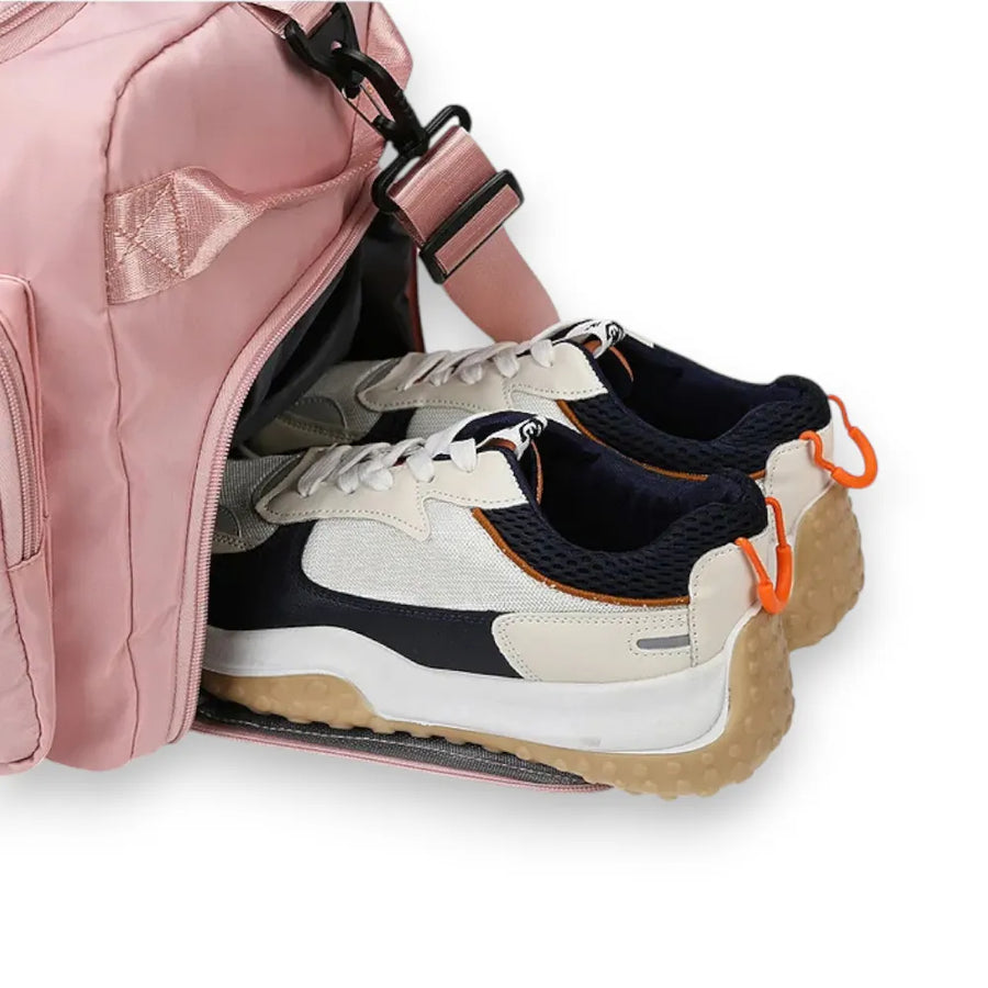 Sac de voyage femme convertible compartiment chausssures