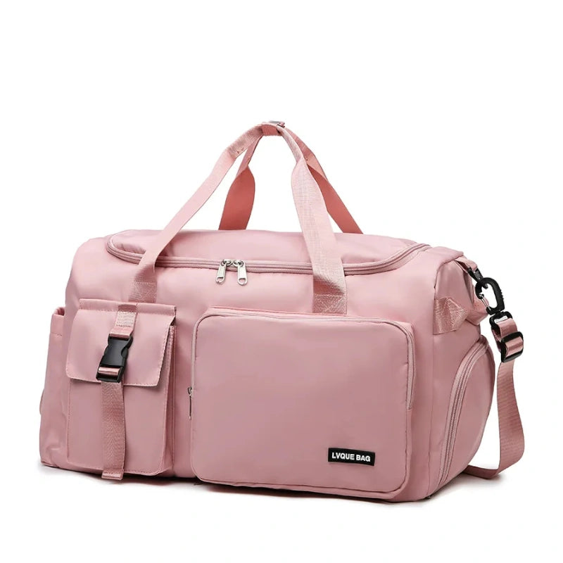 Sac de voyage femme convertible rose