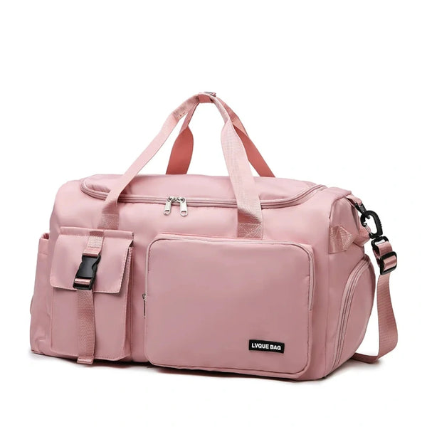 Sac de voyage femme convertible rose