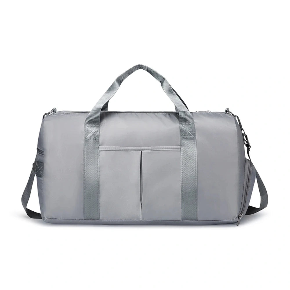 Sac de voyage femme léger et déperlant gris