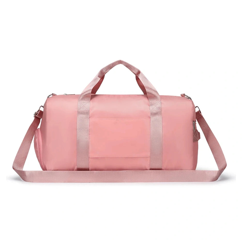 Sac de voyage femme léger et déperlant rose arrière