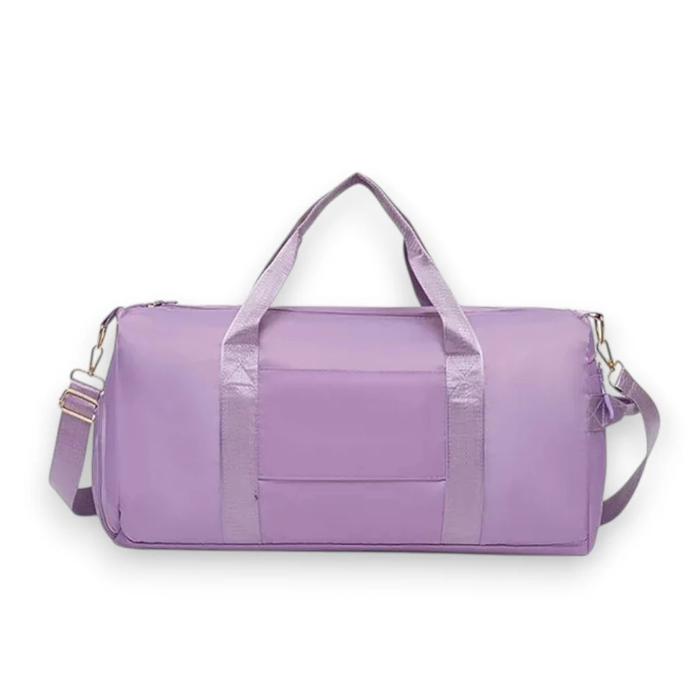 Sac de voyage femme léger et déperlant violet arrière