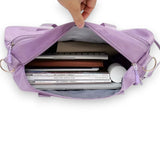 Sac de voyage femme léger et déperlant violet intérieur