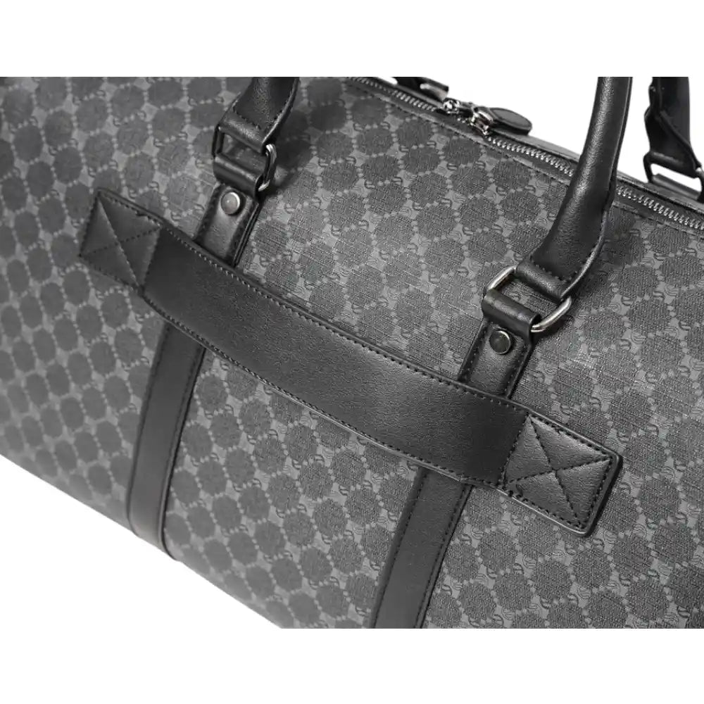 Sac de voyage mixte en similicuir détails passant