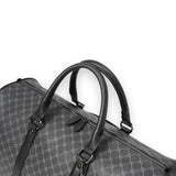 Sac de voyage mixte en similicuir détails anses et fermeture