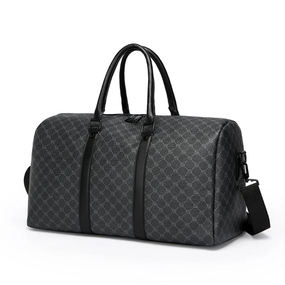 Sac de voyage mixte en similicuir de trois quarts