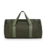 Sac de voyage sport & week-end vert kaki de dos