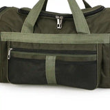 Sac de voyage sport & week-end vert kaki poches avant