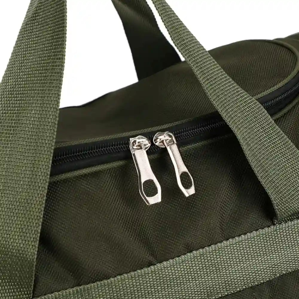 Sac de voyage sport & week-end vert kaki détails zip
