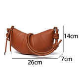 Sac demi lune bandoulière dimensions