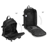Sac à dos bandoulière homme noir inclinaison
