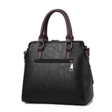 Sac à main bandoulière fourre-tout en cuir poche arrière