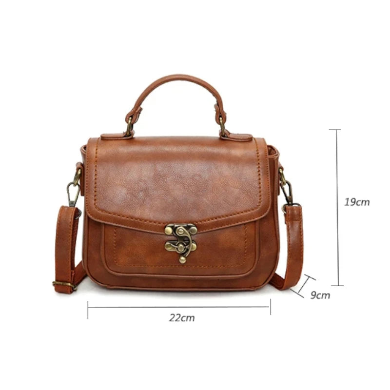 Sac à main vintage à bandoulière en cuir dimensions