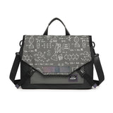 Sac ordinateur bandoulière gris