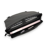 Sac ordinateur bandoulière intérieur rempli