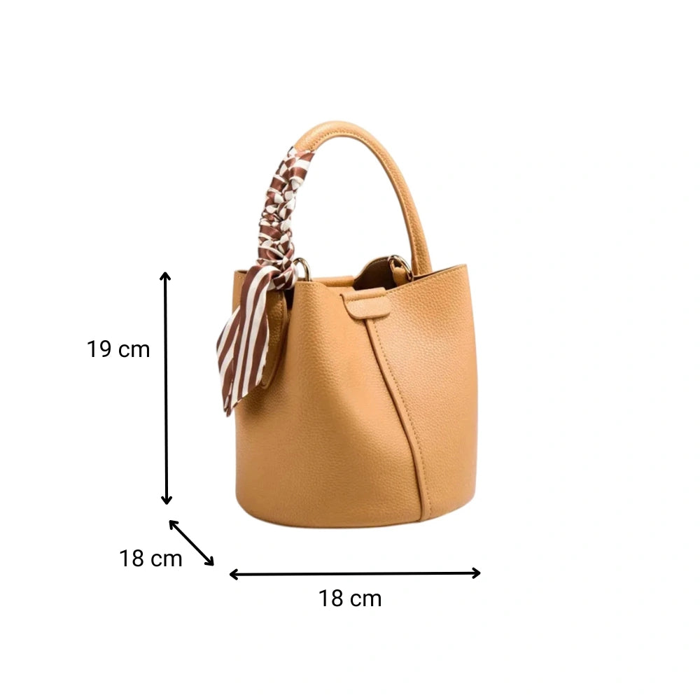 Sac seau en simili cuir souple dimensions