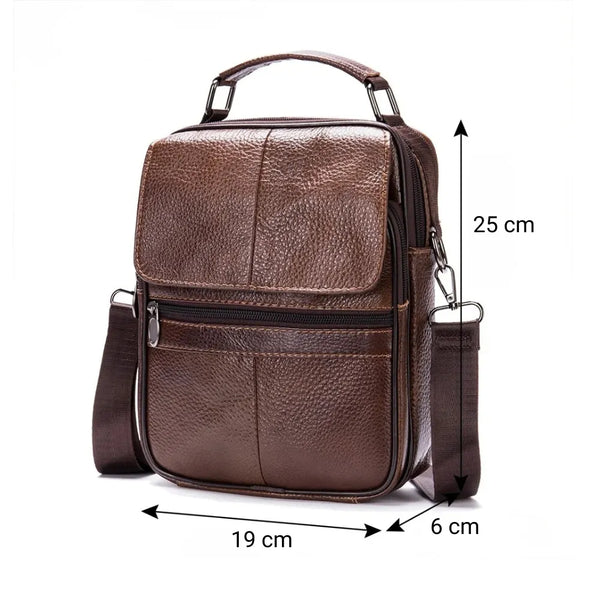 Sacoche en cuir pour homme dimensions