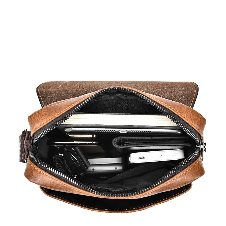 Sacoche homme grand format en cuir – Le Sac Bandoulière Sacoche homme grand format en cuir – Le Sac Bandoulière