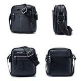 Sacoche homme bandoulière cuir 4 images