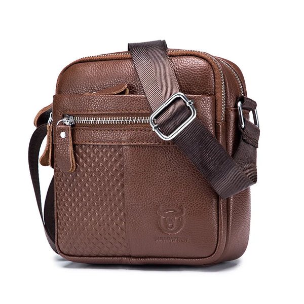 Sacoche homme bandoulière cuir marron