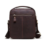 sacoche homme en cuir marron arrière