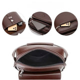 Sacoche homme en simili cuir, différentes poches