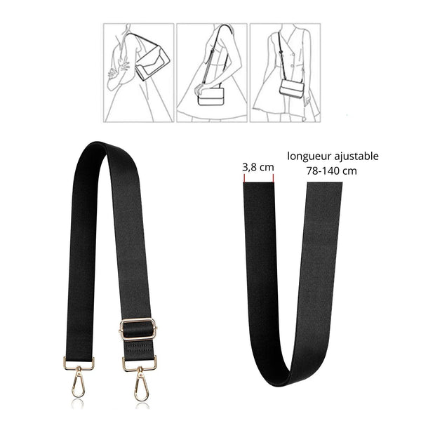 sangle pour sac à main dimensions